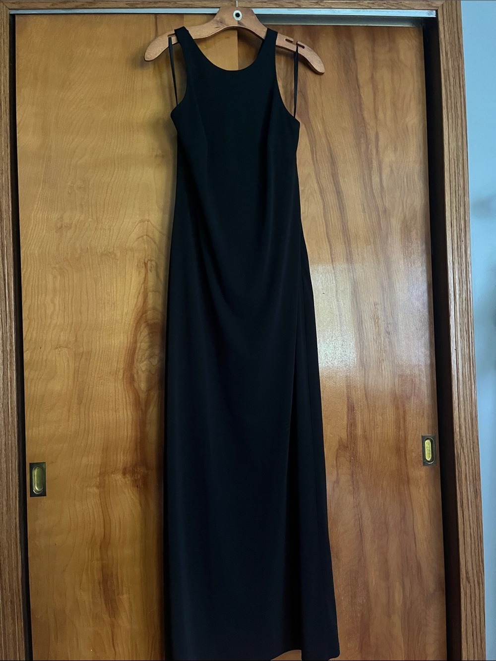 Black Halter Top Sheath Dress
